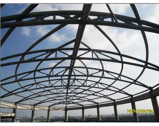 新疆中煤朔州宾馆管桁架工程